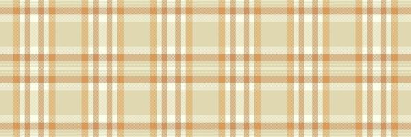 Subtle beige and orange plaid pattern. Perfect for textile design, website backgrounds, or crafting projects. This soft, neutral texture evokes feelings of warmth and comfort. vector