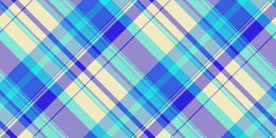 40s texture background plaid, painting fabric textile. Minimal seamless pattern check tartan in light and indigo colors. vector