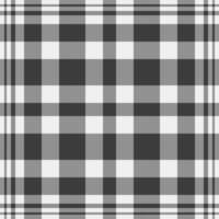 Stylish monochrome plaid pattern. Perfect for textile designs, website backgrounds, or fashion illustrations. The subtle texture and classic check design offer versatility and timeless appeal. vector