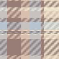 Subtle pastel plaid pattern. Perfect for textile design, fashion, home decor, or website backgrounds. Neutral colors create a calming and sophisticated aesthetic. vector