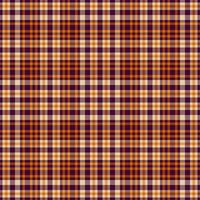 Autumnal plaid pattern in warm orange, brown, and cream tones. Perfect for fallthemed designs, textiles, or website backgrounds. This seamless texture evokes feelings of warmth and comfort. vector