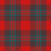Vibrant red, teal, and gray plaid pattern. Perfect for textile design, fashion, or holiday projects. This seamless texture evokes warmth, tradition, and a touch of modern flair. vector