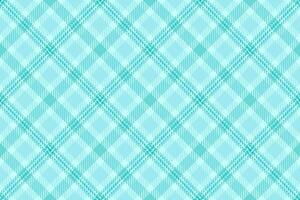 Seamless aqua blue plaid pattern. Elegant geometric textile design perfect for fashion, home decor, or website backgrounds. Subtle texture adds visual interest. Creates a calming, refreshing mood. vector