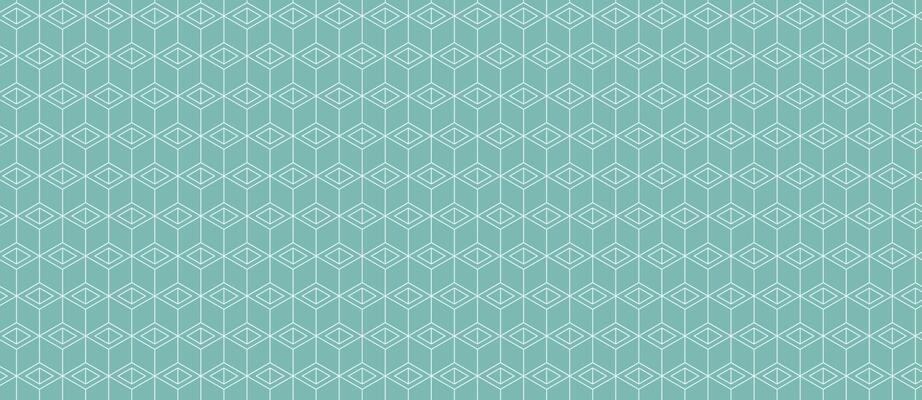 Subtle teal geometric pattern. Elegant, repeating design of interconnected cubes creates a sense of depth and order. Ideal for website backgrounds, textile prints, or packaging.