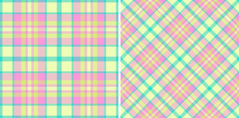 Pastel plaid patterns, perfect for spring or summer designs. These cheerful, vibrant textures offer a fresh, modern aesthetic. Use for websites, stationery, textiles, or fashion.