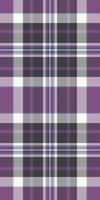 Elegant purple and white plaid pattern. Perfect for textile design, fashion, website backgrounds, or any project needing a sophisticated, classic texture. vector