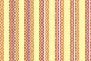 Wop vertical pattern fabric, knot background seamless . Peal stripe lines textile texture in yellow and orange colors. vector