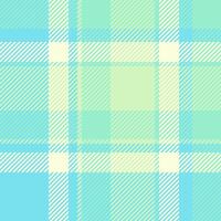 Pastel plaid pattern. Soft, calming aqua and lime green hues create a gentle, airy textile design. Ideal for backgrounds, fashion, packaging, or website design. vector