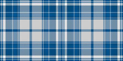 Classic blue and grey plaid pattern. Perfect for textile design, website backgrounds, or fashion projects. This seamless texture evokes a sense of tradition and sophistication. vector
