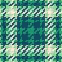 Elegant green and cream plaid pattern. Perfect for textile design, apparel, or website backgrounds. This sophisticated texture evokes feelings of nature and tranquility. vector