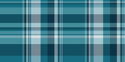 Seamless teal and gray plaid pattern. Perfect for textile design, website backgrounds, or any project needing a sophisticated, classic texture. vector