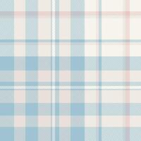 Serene pastel plaid pattern in soft blues and creams. Perfect for textile design, wallpaper, or website backgrounds. Evokes feelings of calmness and tranquility. vector
