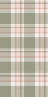 Subtle sage green and blush pink plaid pattern. Perfect for textile design, fashion, branding, or website backgrounds. This soft, elegant texture evokes feelings of calmness and sophistication. vector