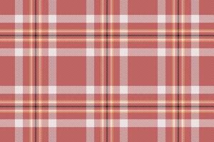 Elegant dusty rose, cream, and orange plaid pattern. Perfect for textile designs, fashion, websites, and branding. Subtle texture and repeating design ideal for backgrounds or seamless textures. vector