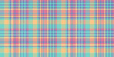 Pastel plaid pattern, perfect for textile designs, website backgrounds, or scrapbooking. This cheerful, soft texture evokes feelings of comfort and spring. vector