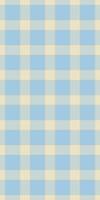 Pastel blue and beige gingham check pattern. Perfect for backgrounds, textiles, or website design. Evokes a feeling of calmness and simplicity. vector