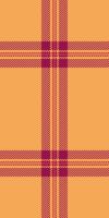 Vibrant autumnal plaid pattern in warm orange and deep crimson. Perfect for textile design, fallthemed projects, or adding a touch of rustic elegance to your designs. vector