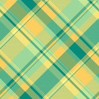Vibrant yellow, green, and pastel plaid pattern. Perfect for textile design, website backgrounds, or fashion illustrations. This cheerful and modern design evokes feelings of freshness and optimism. vector