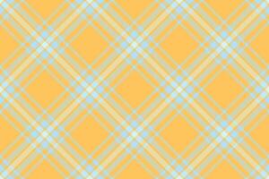 Vibrant seamless plaid pattern in sunny yellow and pale blue. Perfect for textile design, website backgrounds, or packaging. This cheerful, geometric design evokes feelings of warmth and optimism. vector