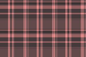 Cool tartan check fabric, premium background pattern textile. Rag texture plaid seamless in red and pastel colors. vector