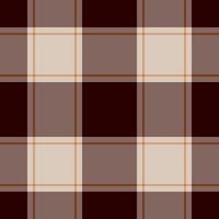 Elegant brown and beige plaid pattern. Perfect for textile design, website backgrounds, or autumnal themed projects. vector