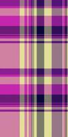 Vogue fabric textile seamless, classical tartan background. Winter check plaid pattern texture in yellow and magenta colors. vector