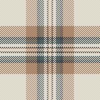 Elegant neutraltoned plaid pattern. Perfect for textile design, website backgrounds, or fashion projects. vector