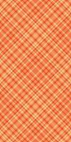 Subtle orange and peach plaid pattern. Perfect for textile design, website backgrounds, or autumnal branding. vector