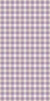 Subtle pastel purple and beige gingham check pattern. Perfect for backgrounds, textile designs, or scrapbooking projects. Evokes a feeling of calmness and understated elegance. vector