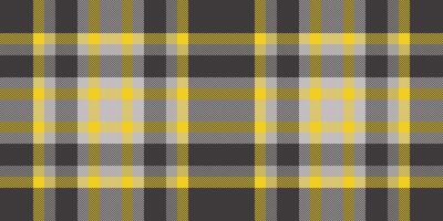 Stylish gray and yellow plaid pattern. Perfect for textile design, apparel, website backgrounds, or scrapbooking. vector