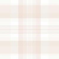 Subtle blush pink and white plaid pattern. Elegant, minimalist design perfect for backgrounds, textiles, or stationery. Evokes feelings of serenity and sophistication. vector