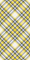 Content textile pattern , discount check plaid seamless. Patterned tartan background fabric texture in white and blue colors. vector
