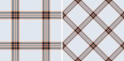 Elegant pastel plaid patterns in two stylish variations classic grid and diagonal diamond. Perfect for textile design, wrapping paper, website backgrounds, and more. vector