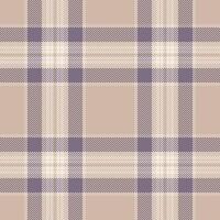 Elegant neutral plaid pattern, perfect for textile design, fashion, or website backgrounds. Subtle color palette evokes calmness and sophistication. vector