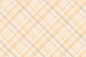Subtle diagonal plaid pattern in soft beige and peach tones. Elegant and versatile design perfect for backgrounds, textiles, or packaging. vector