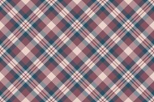 Elegant diagonal plaid pattern in muted pink, teal, and mauve tones. Perfect for textile design, fashion, backgrounds, or website templates. Creates a sophisticated and subtle texture. vector