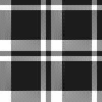 Stylish monochrome plaid pattern. Perfect for textile designs, website backgrounds, or fashion illustrations. The classic check evokes a sense of timeless elegance and sophistication. vector