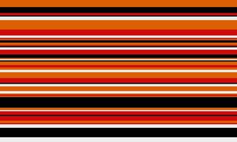 Vibrant horizontal stripes in bold orange, red, black, and white create a dynamic, eyecatching pattern. vector