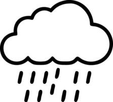 Ethereal Rain Cloud with Misty Effect vector