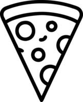 Creative Pizza with Colorful Toppings vector