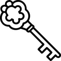 Vintage Key Concept vector