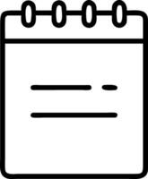 Customizable Notepad for Personal Use vector