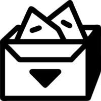 Convenient Nacho Box with Dip Holder vector