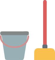 Sleek and Practical Mop Design vector