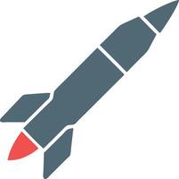 Sleek and Aerodynamic Missile Design vector