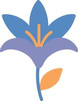 Elegant Lily Flower Concept vector