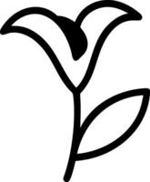 Botanical Lily Design vector