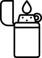 Minimalist Lighter Design vector