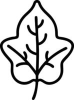 Geometric Leaf Design Concept vector