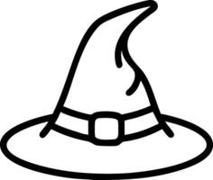 Gothic Witch Hat Design vector